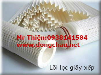 Lõi lọc giấy xếp, lõi lọc thực phẩm